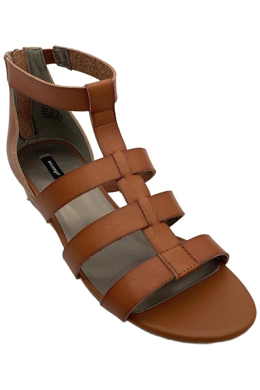 Masseys Women's Athena Sandals Cognac - Medium
